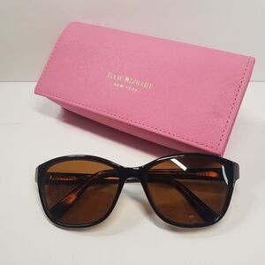 Isaac Mizhrazi IM 30210 BK Black Dark Brown Authentic Sunglass Frames w/ Case